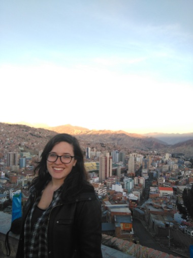 Bidding La Paz adieu at sunset, at Killi Killi overlook