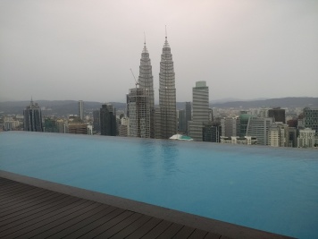 Our view from our KL hotel